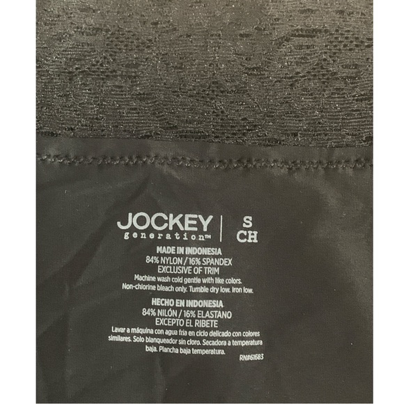 Jockey Generation Everyday Smoothing Cling Free Half Slip Size Small Black - Picture 7 of 8